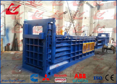 Qualität  125 Ton Horizontal Baler Waste PET Bottle Baling Machine For Plastic Bottles And Cartons usine