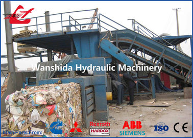 kaufen WANSHIDA Motor der Altpapier-horizontaler Emballierungsmaschinen-125Ton der Kraft-37kW online manufacture