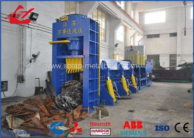 Qualität  Customized Waste Car Metal Shear Baler For Waste Car Recycling Yards 5000mm Length Press Chamber usine