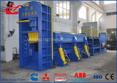 kaufen Kundengebundene scherende Maschine des Schrott-74kw für Schrott leitet, Fahrzeug-Metallemballierungsschere online manufacture