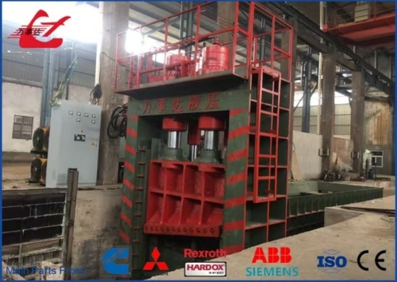 kaufen 500 Tonnen Hydraulik Metallschrott Nicht-Eisen Guillotinenscheren für Metallrecycling 5-8 Tonnen/h online manufacture