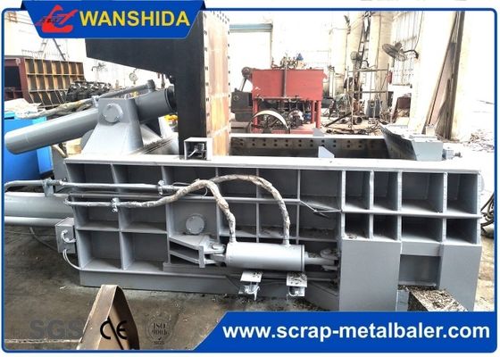 kaufen 250ton Hydraulic Scrap Metal baling machine with Side push out type and PLC automatic control online manufacture