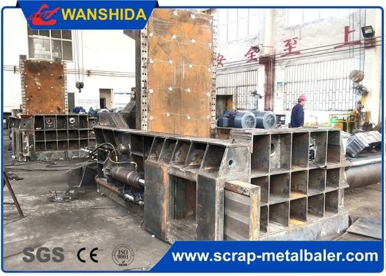 kaufen Industrial Scrap Metal Baler with Total Power 60KW and Machine Size 2800X1600X1800 mm for Efficient Baling online manufacture