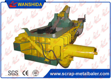 Gelbe horizontale Altmetall-Ballenpress-/Steuerungs-hydraulischer Schrott-Emballierungsmaschine 18.5kw | 110kw