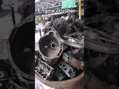 Hocheffiziente Stahlschrott-Schredder-Maschine, Maschinenschredder-Maschine 1 - 2m3 / h Kapazität