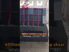 400 Tonnen automatischer hydraulischer Schrottmetallscherenbehälter