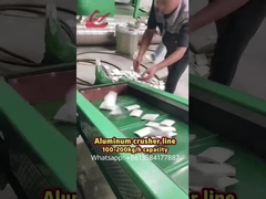 Aluminium-Zerkleinerer-Trennlinie