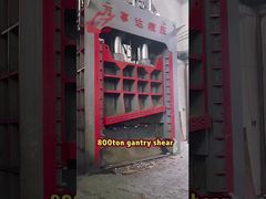 800-Tonnen-Schrottmetall-Portalschermaschine zum Scheren von schweren Stahlprofilen