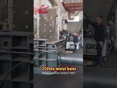 WANSHIDA 250 Tonnen hydraulischer Metallschrottballer für die Ballpressen